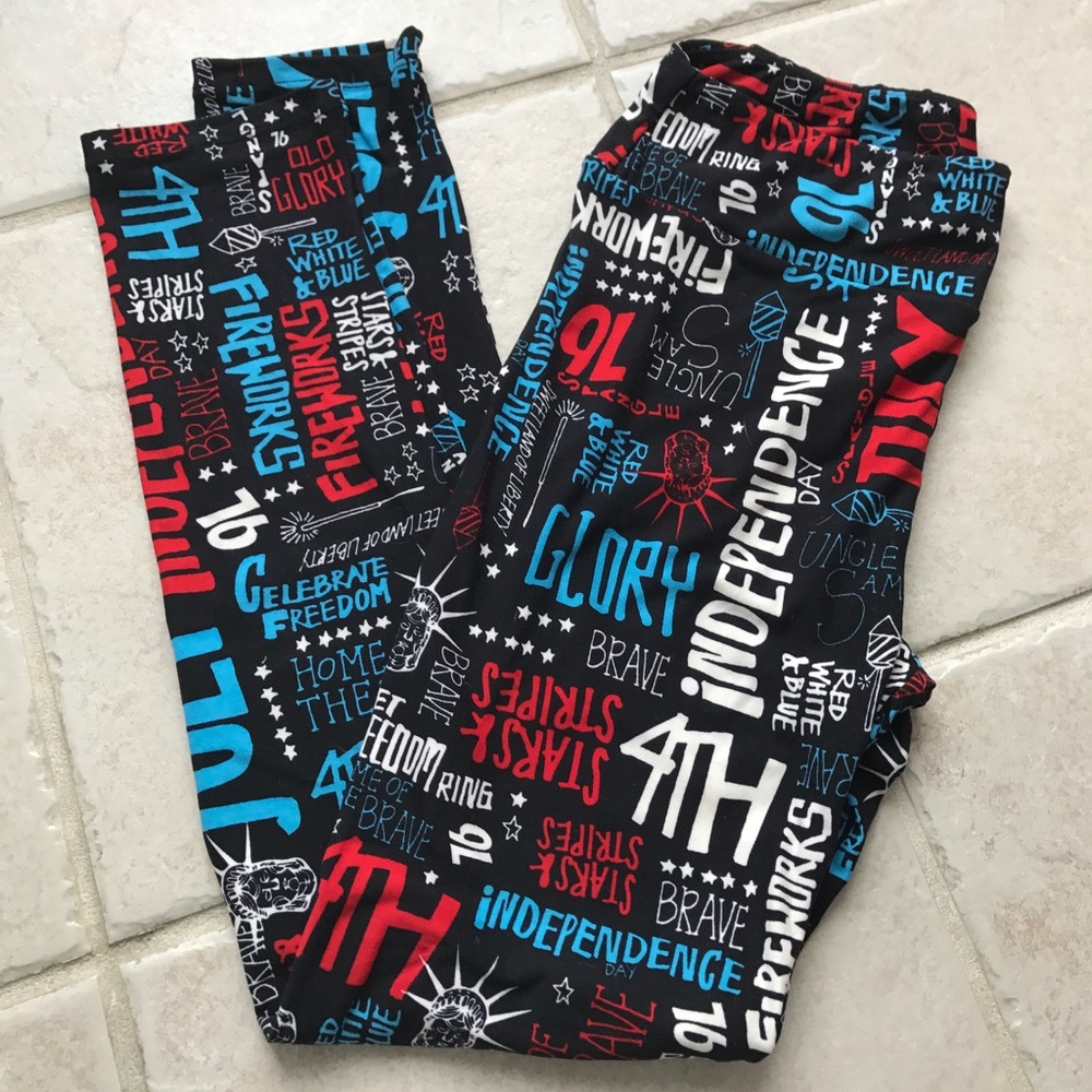 LulaRoe 4th of July Leggings
